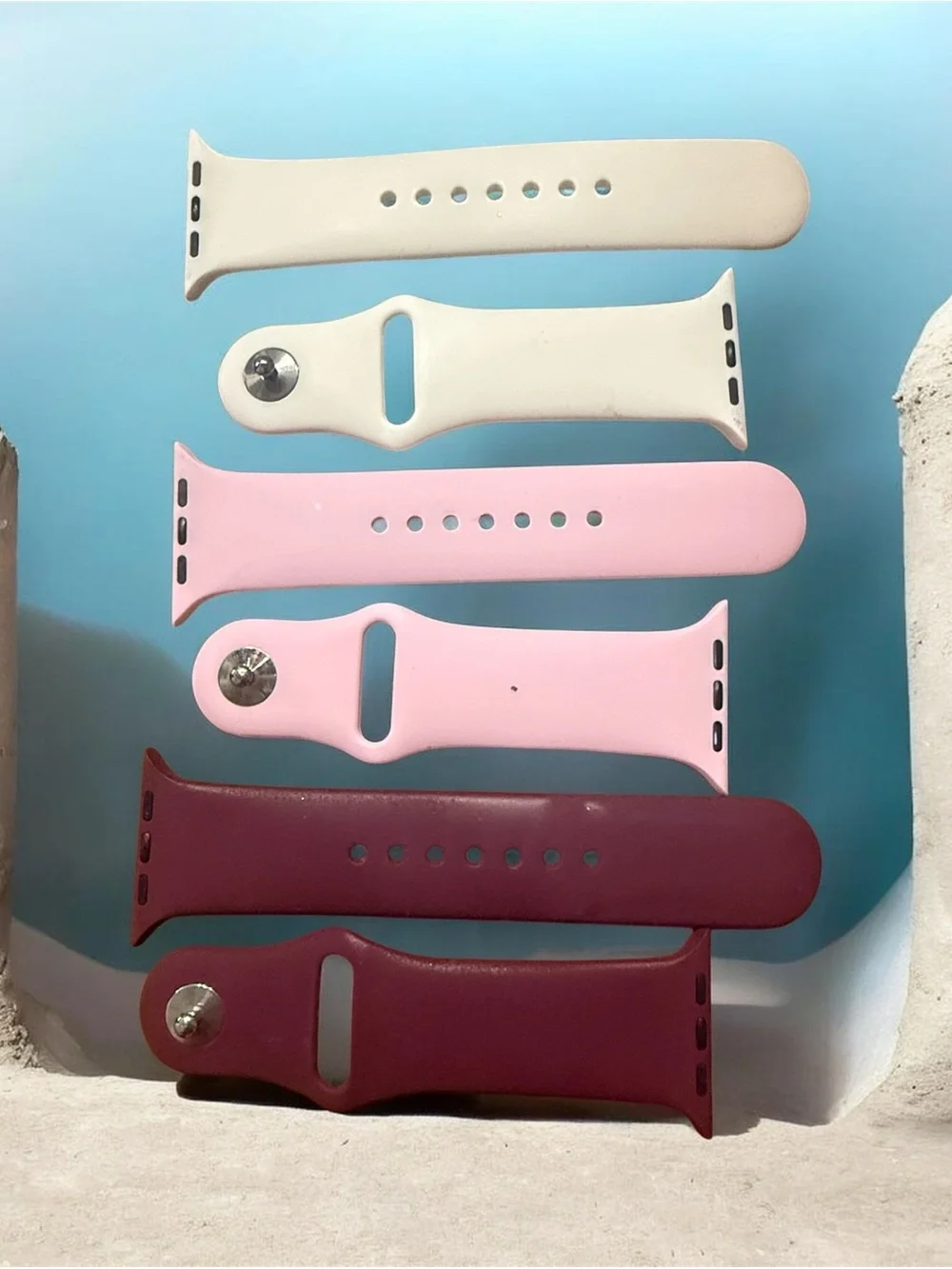 Apple Watch Silicone Replacement Watch Bands Set of Three!